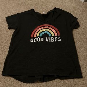 Good vibes v neck tshirt